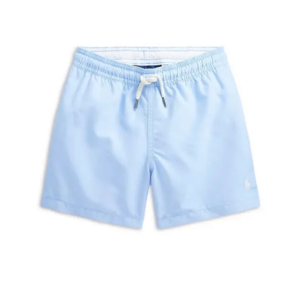 NWT POLO RALPH LAUREN SWIM TRUNKS BABY BLUE LIGHT BLUE $45